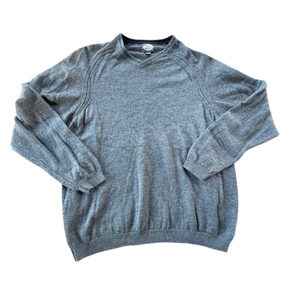 Vintage Tommy Bahama Men’s Wool Modal Gray Sweater Size Large - Picture 3 of 4